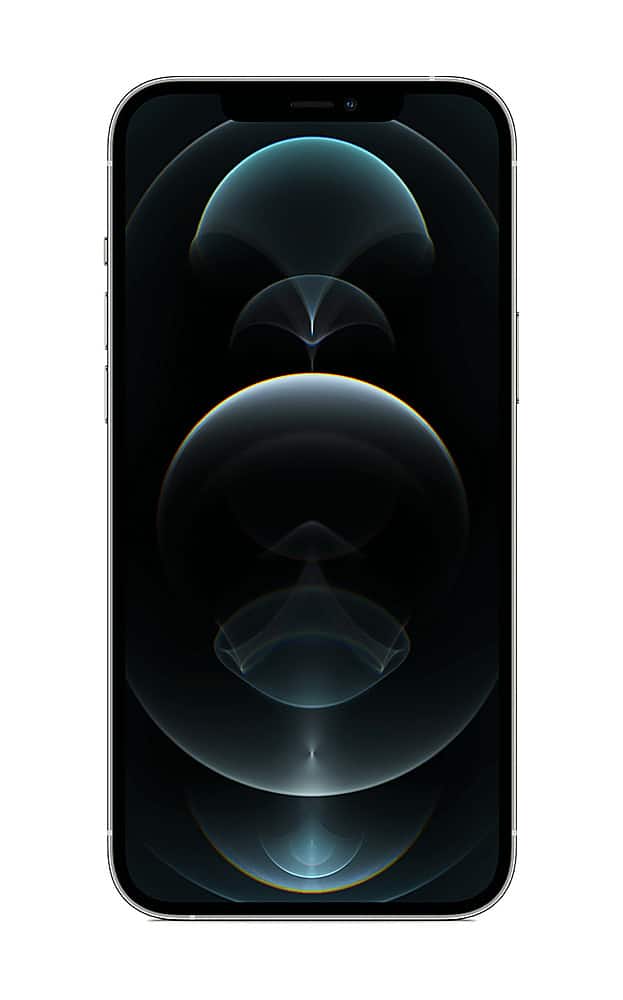 Angle. Apple - Pre-Owned iPhone 12 Pro Max 5G 256GB (Unlocked) - Silver.