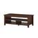 Angle. Walker Edison - Coastal Grooved-Panel Storage Coffee Table - Dark Walnut.