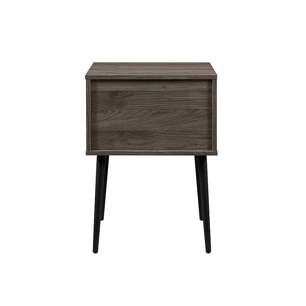 Best Buy: Walker Edison Contemporary 1-Drawer Side Table Slate Grey ...