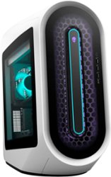 Alienware - Aurora R13 Gaming Desktop - Intel Core i7 - 16GB Memory - NVIDIA GeForce RTX 3080 - 1TB SSD - Liquid Cooling - Lunar Light - Front_Zoom