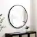 Alt View 12. Walker Edison - Modern Minimalist Round Wall Mirror - Black.