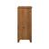 Alt View 31. Walker Edison - Rustic Glass-Door Bar Cabinet with Bottle Storage - English Oak.