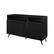 Angle. Walker Edison - Mid-Century Modern 3-Drawer Sideboard - Solid Black.