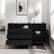 Alt View 16. Walker Edison - Mid-Century Modern 3-Drawer Sideboard - Solid Black.