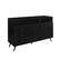 Left. Walker Edison - Mid-Century Modern 3-Drawer Sideboard - Solid Black.
