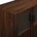 Alt View 32. Walker Edison - Classic Grooved Glass-Door Accent Cabinet - Dark Walnut.