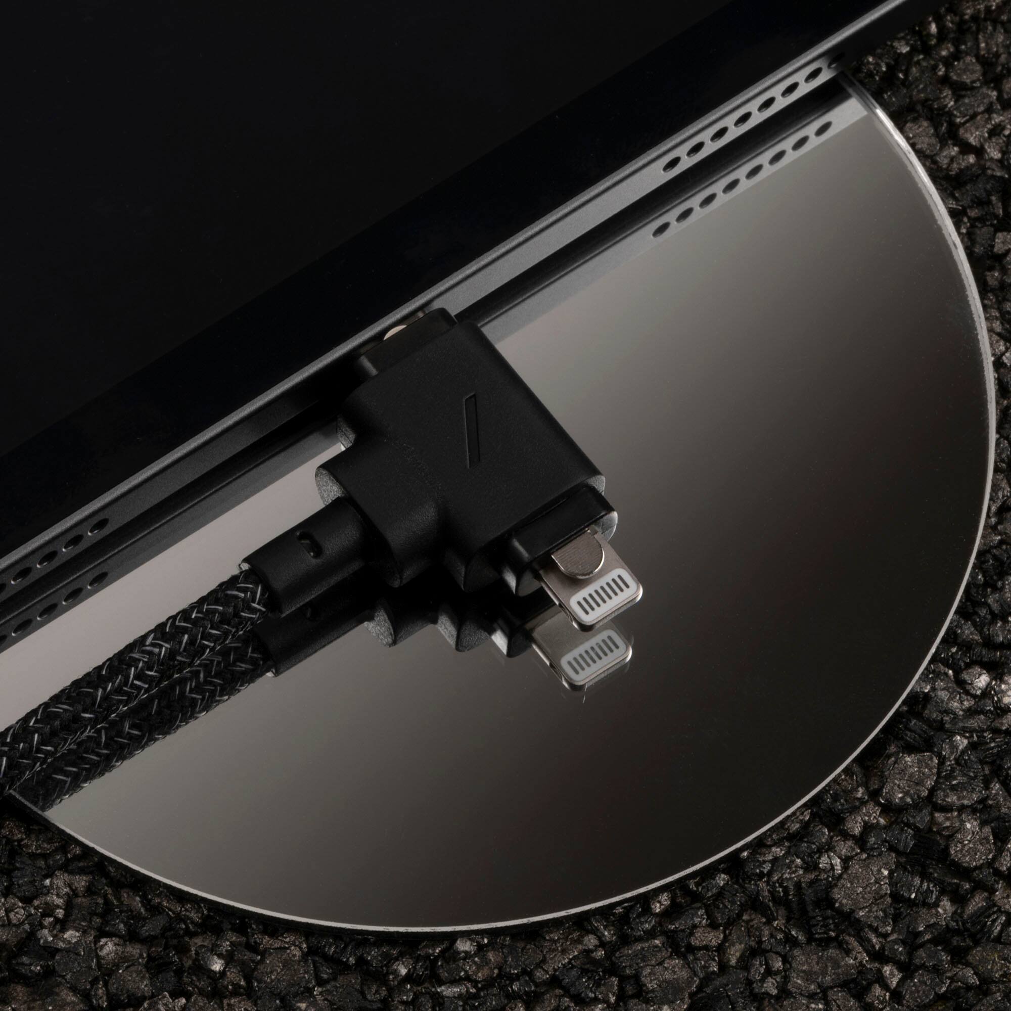 Alt View 13. Native Union - Belt Cable Duo – 5ft Ultra-Strong Charging Cable (C-C-L) - ZEBRA.