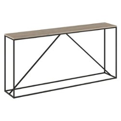 Camden&Wells - Nia Console Table - Blackened Bronze/Antiqued Gray Oak - Angle_Zoom