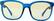 Angle. Game Hero - Gaming Glasses Crystal Grey - BLUE.