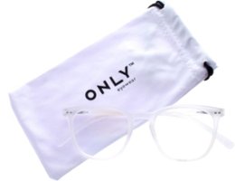 ONLY - Architect Blue Light Blocking Glasses - Crystal Clear - Front_Zoom