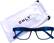 Front. ONLY - Playwright Blue Light Blocking Glasses - Crystal Blue.