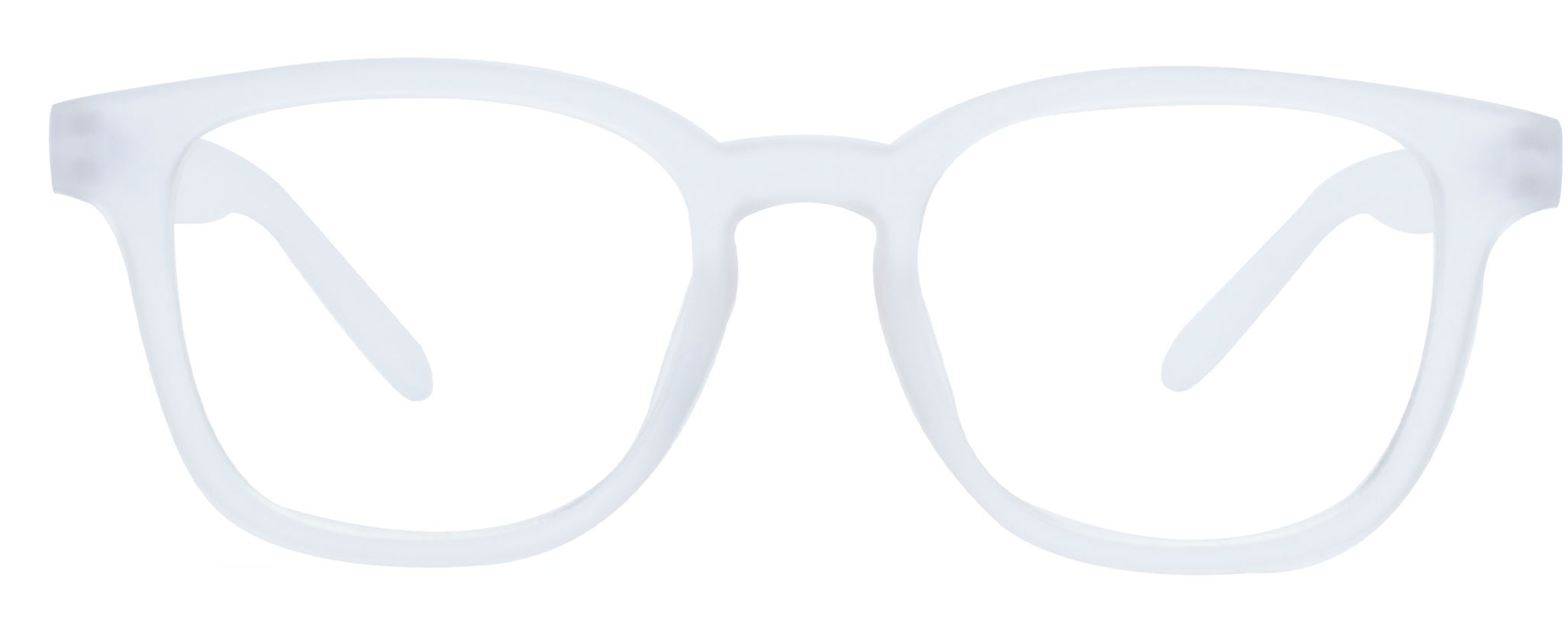 Angle View: ONLY - Browser Blue Light Blocking Glasses - Crystal Clear
