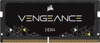 CORSAIR - VENGEANCE Series 32GB (1x32GB) DDR4 3200MHz C22 SODIMM Laptop Memory - Black - Front_Zoom