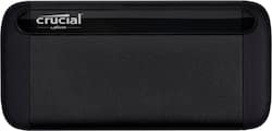 Crucial X8 4TB External USB C 3.2 Gen 2/USB A Portable SSD Black Crucial X8 4TB External USB C 3.2 Gen 2/USB A Portable SSD Black