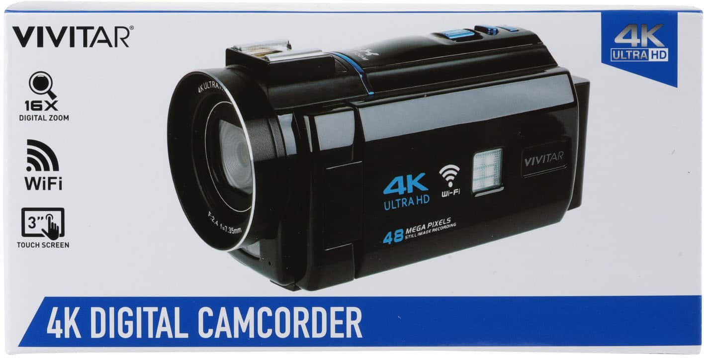 Alt View 11. Vivitar - Digital Camcorder - Black.