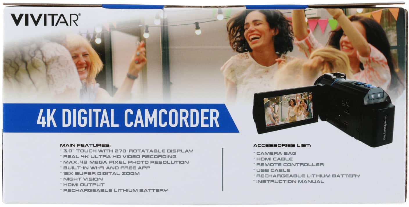 Alt View 12. Vivitar - Digital Camcorder - Black.
