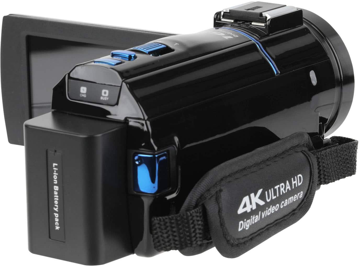 Alt View 2. Vivitar - Digital Camcorder - Black.