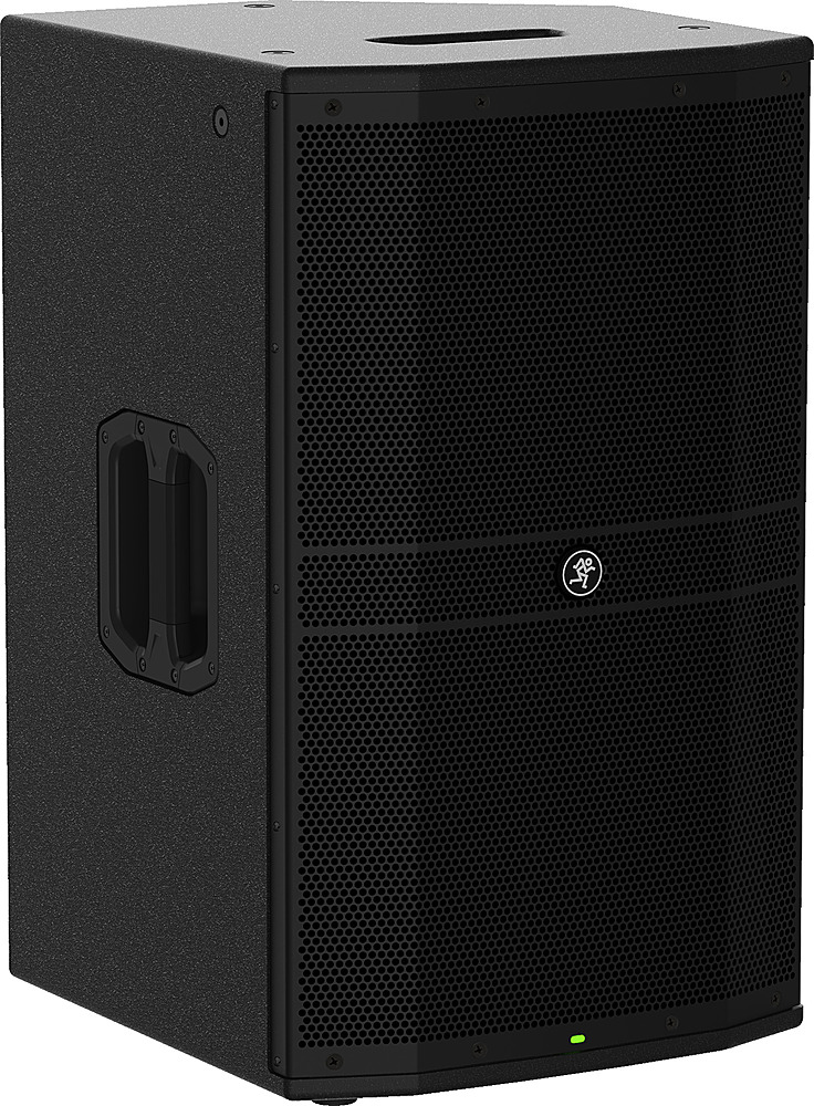 Left View: Mackie - DRM212 1600W 12" Professional Powered Loudspeaker - Black