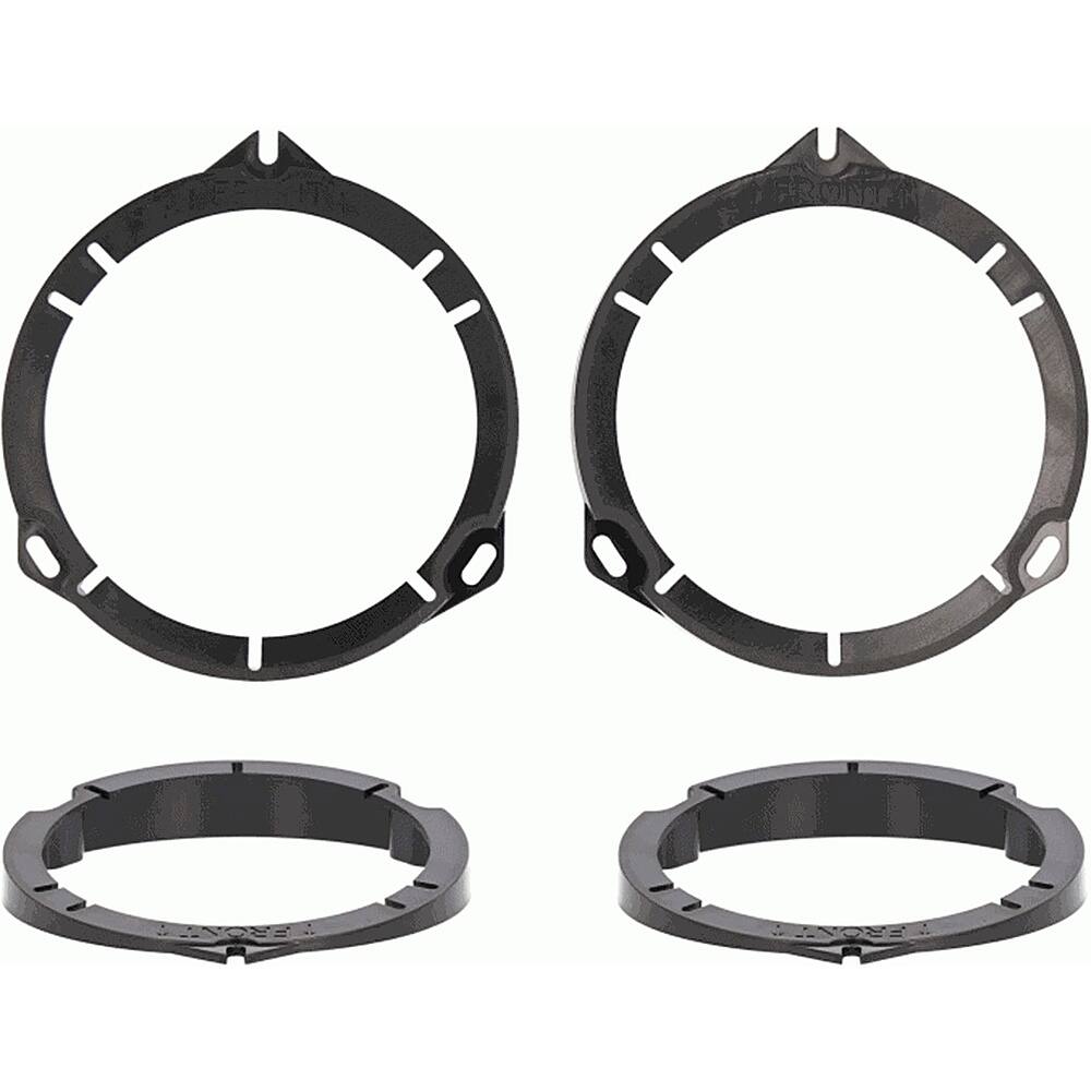 Alt View 12. Metra - Speaker Adapter Plates for Most 2015-Up Ram ProMaster City Vehicles (2-Pack) - Black.