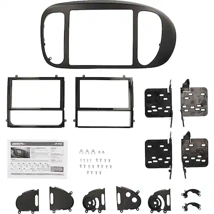 Front. Metra - Dash Kit for Select 1997-2004 Ford F-150 Expedition - Black.
