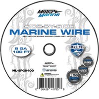 Metra - 100' Spool 8-Gauge Power/Ground Speaker Wire with Marine Compliant Jackets - Red/Yellow - Front_Zoom