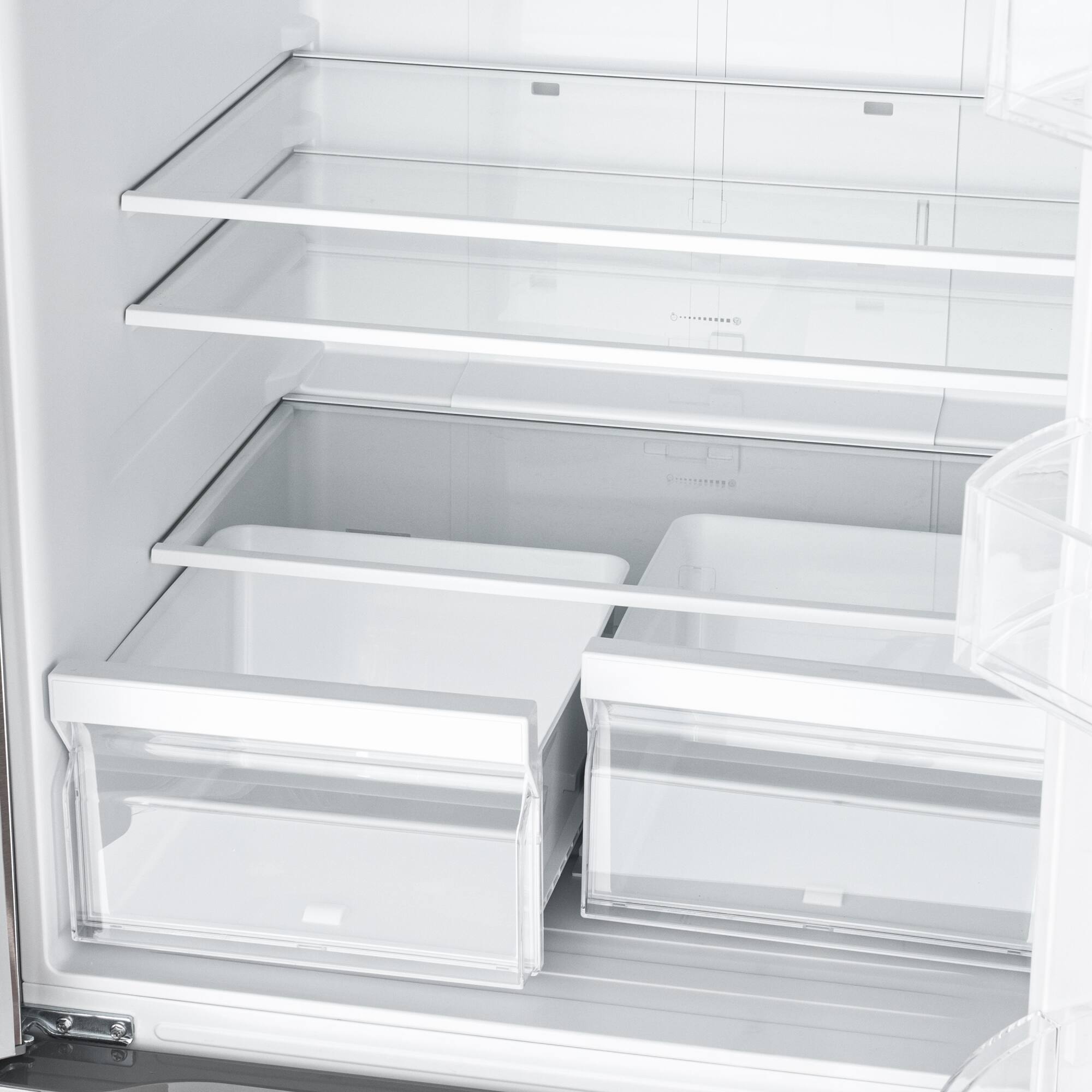 Alt View 5. Koolmore - 18.5 cu. ft. Stainless-Steel French Door Refrigerator in Silver (KM-RERFDSS-18C) - Stainless-Steel.