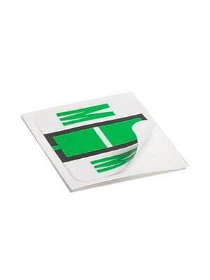 Alt View 4. Smead - BCCR Color Coded Alphabetic Labels, M, Light Green, 500/Roll - Green.