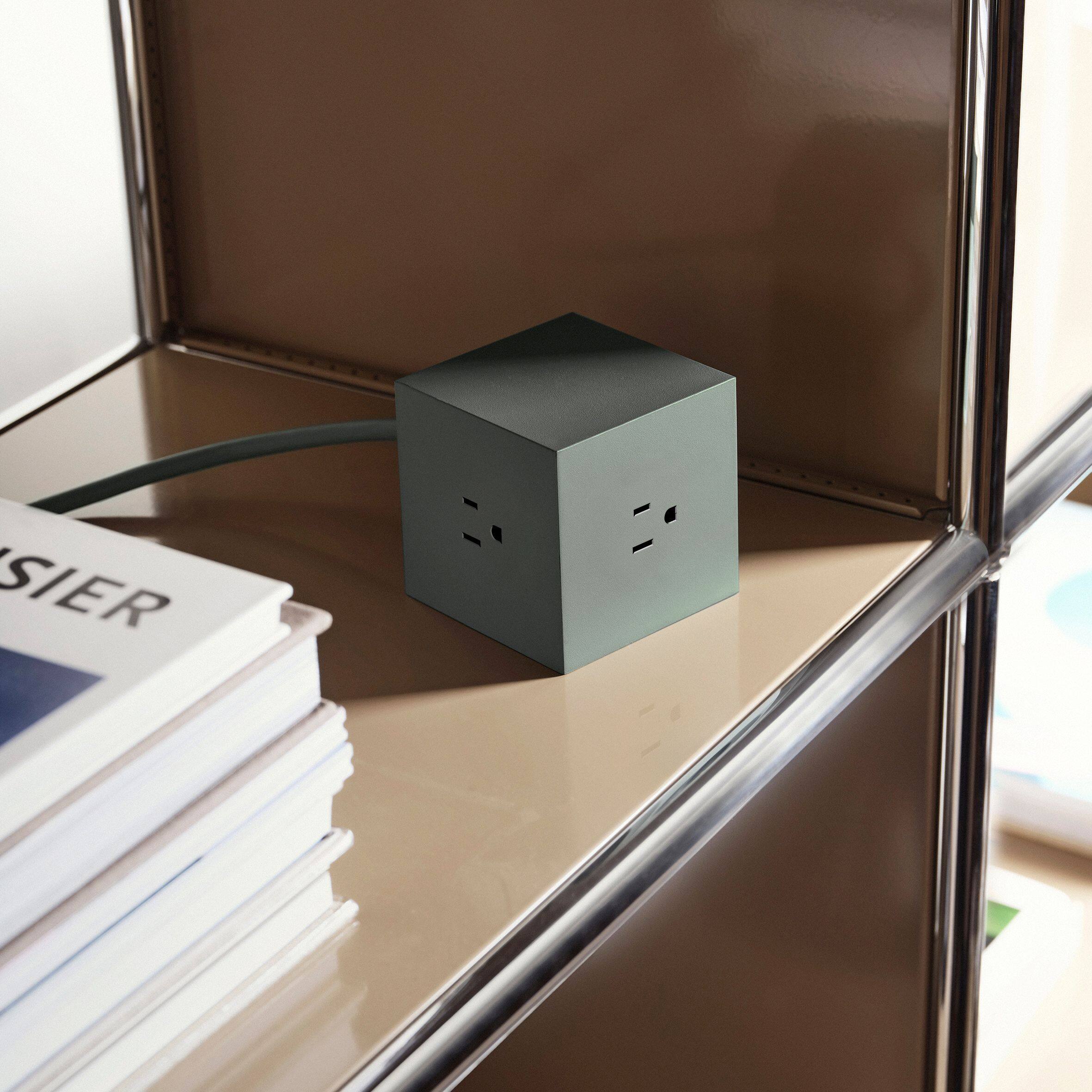 Back. AVOLT - AVOLT Power Extender with 3 Plug-ins, 2 30W USB-C - Green.