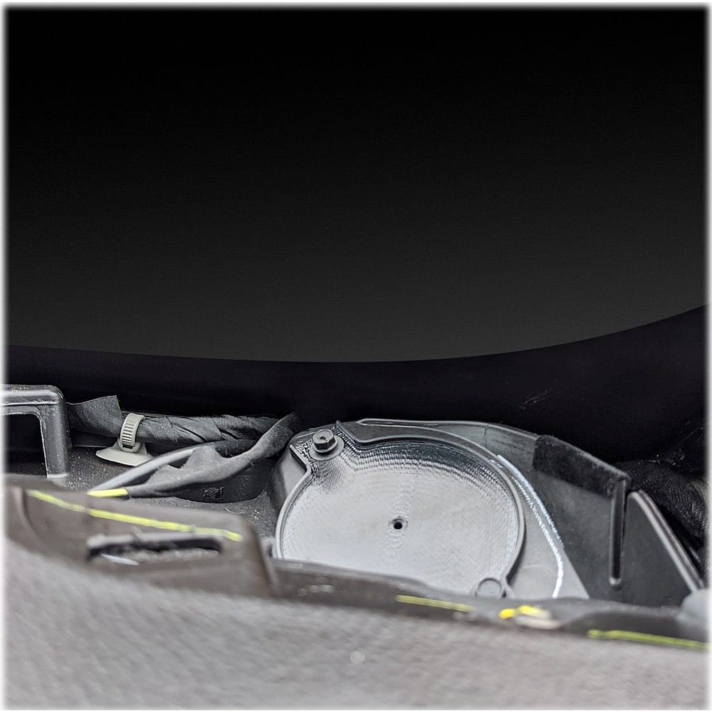 Alt View 17. Metra - Speaker Bracket for Select 2014-2023 Chevrolet Silverado Sierra Tahoe Suburban Camaro Yukon - Black.