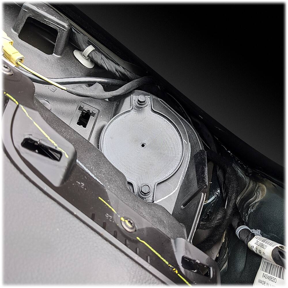 Alt View 18. Metra - Speaker Bracket for Select 2014-2023 Chevrolet Silverado Sierra Tahoe Suburban Camaro Yukon - Black.