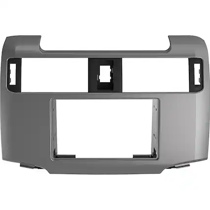 Front. Metra - Dash Kit for Select 2010-2023 Toyota 4Runner DIN DDIN - Silver.