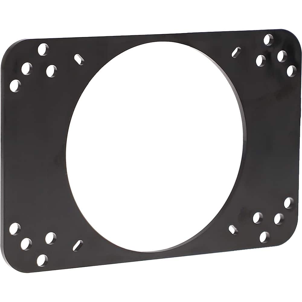 Angle. Metra - Speaker Adapter Plates for Most Vehicles (2-Pack) - Black.