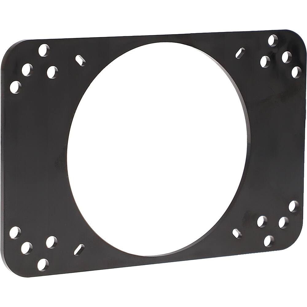 Angle. Metra - Speaker Adapter Plates for Most Vehicles (2-Pack) - Black.