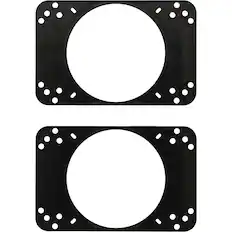 Front. Metra - Speaker Adapter Plates for Most Vehicles (2-Pack) - Black.