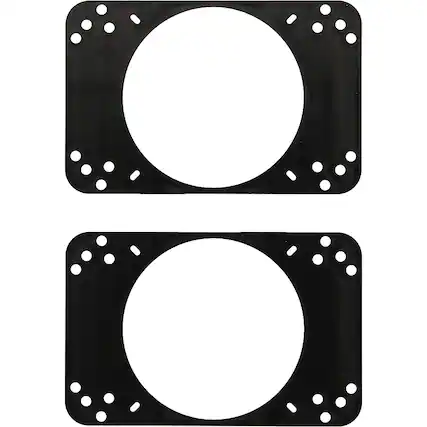Front. Metra - Speaker Adapter Plates for Most Vehicles (2-Pack) - Black.