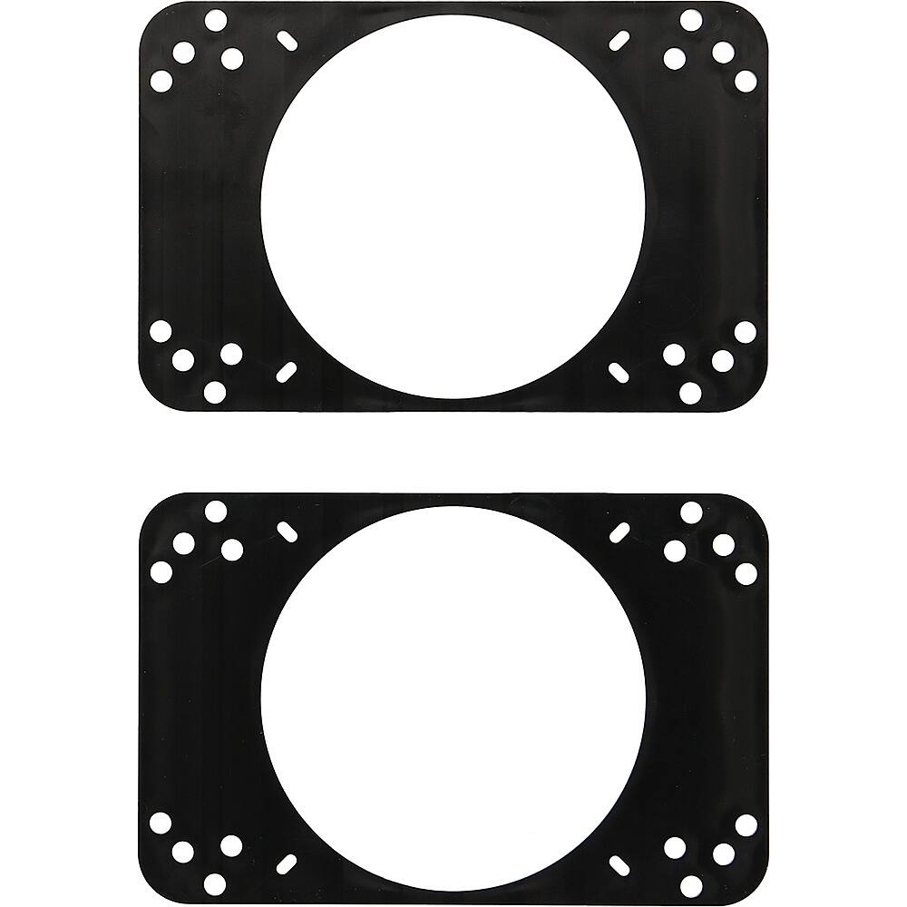 Metra - Speaker Adapter Plates for Most Vehicles (2-Pack) - Black