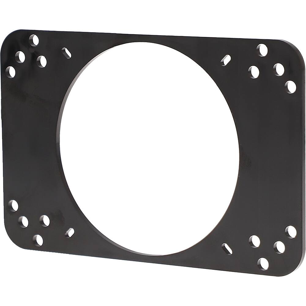 Left. Metra - Speaker Adapter Plates for Most Vehicles (2-Pack) - Black.