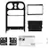 Front. Metra - Dash Kit for Select 1990-1993 Mazda Miata DIN DDIN - Black.