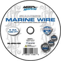 Metra - 100' Spool 4-Gauge Power/Ground Speaker Wire with Marine Compliant Jackets - Red/Yellow - Front_Zoom
