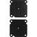 Front. Metra - Speaker Bracket for Select 2014-2015 Nissan Altima - Black.