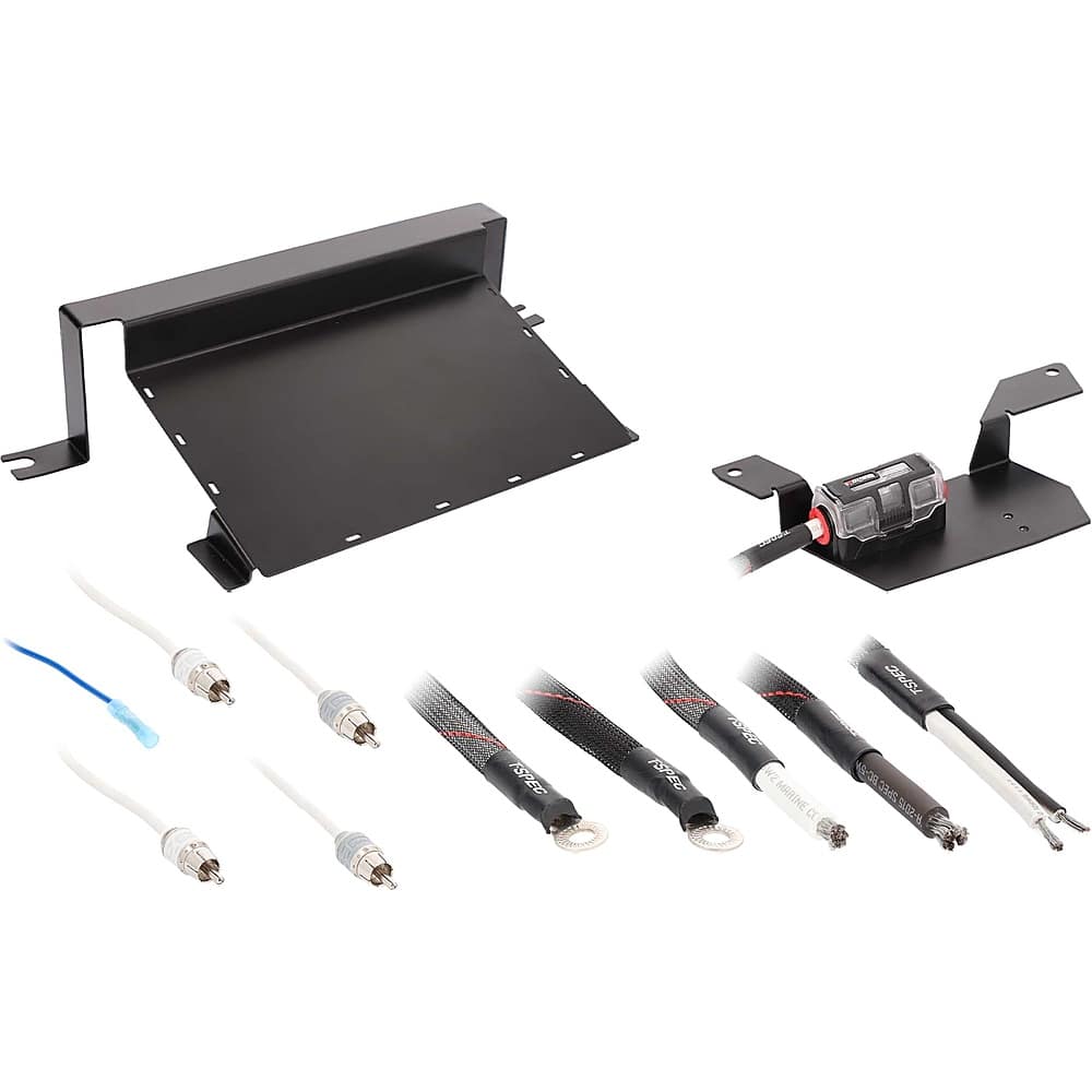 Alt View 11. Metra - Amp Installation Kit for Select Jeep Vehicles - Black.