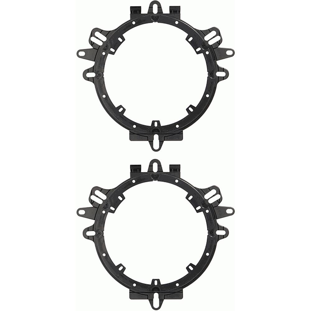 Metra - Speaker Mounting Adapter for Most Vehicles (2-Pack) - Black