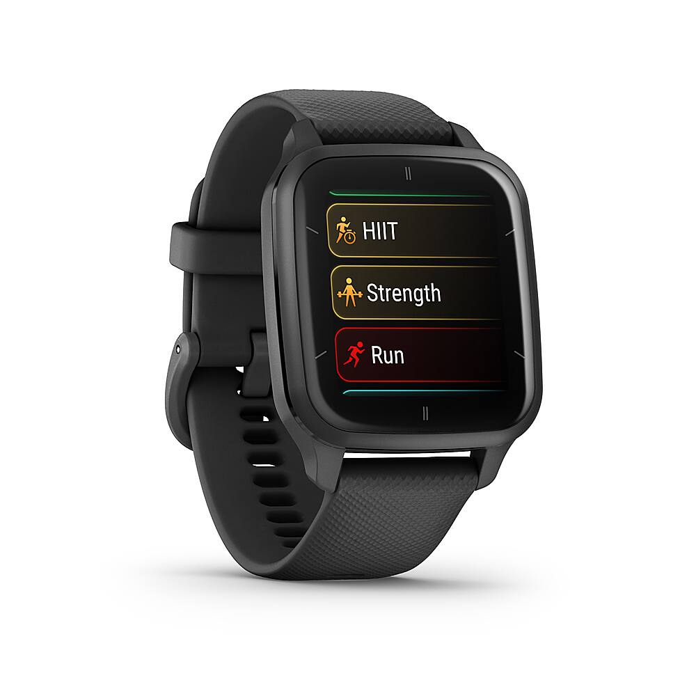  Garmin Venu® Sq 2 - Music Edition, GPS Smartwatch, All-Day  Health Monitoring, Long-Lasting Battery Life, AMOLED Display, Slate and  Black : Electronics