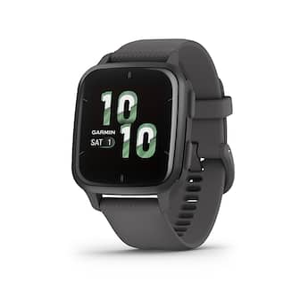 Front. Garmin - Venu Sq 2 GPS Smartwatch 40mm Fiber-reinforced polymer - Slate.