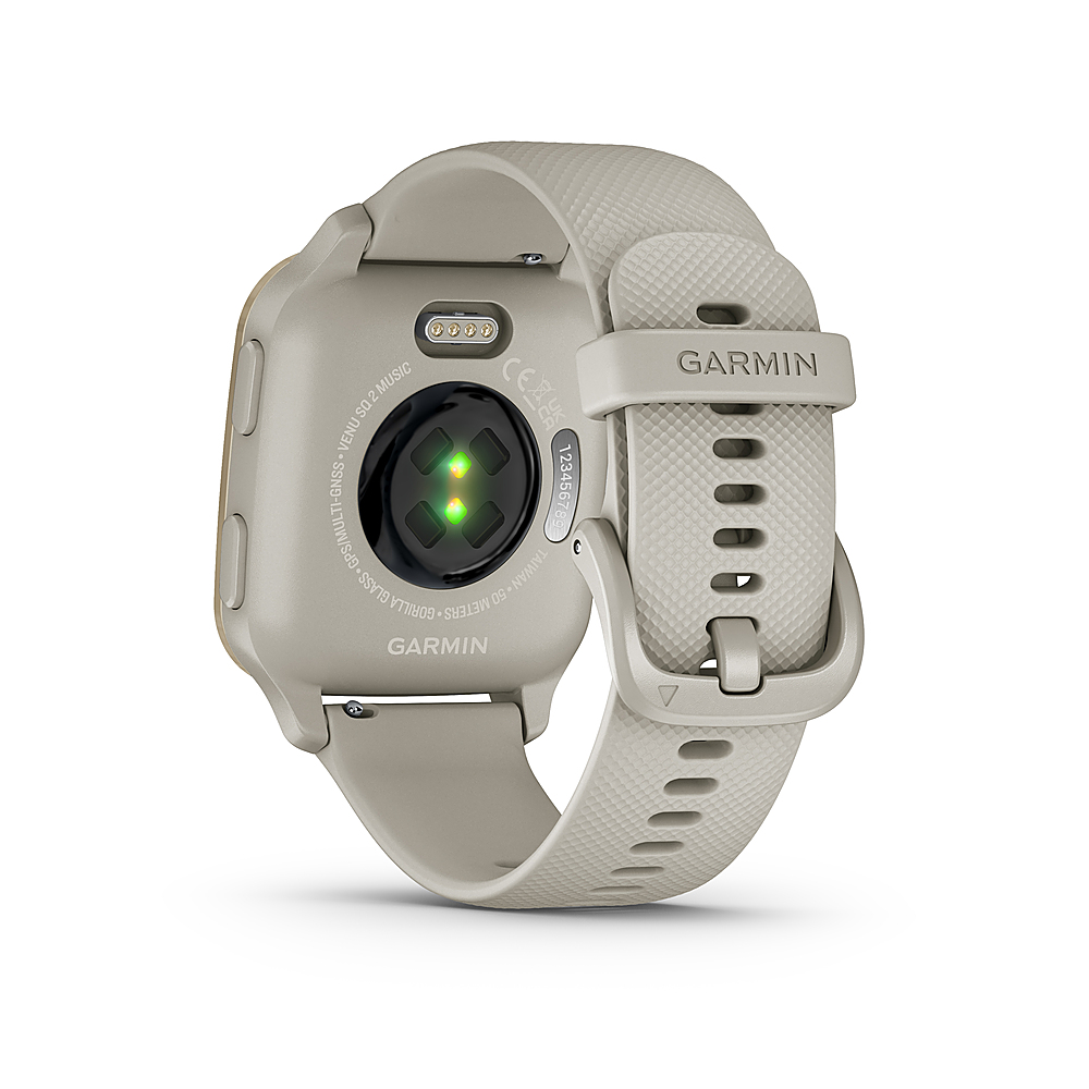 Garmin Venu Sq 2 Music Edition GPS Smartwatch 40mm Fiber-reinforced polymer  Cream Gold 010-02700-02 - Best Buy