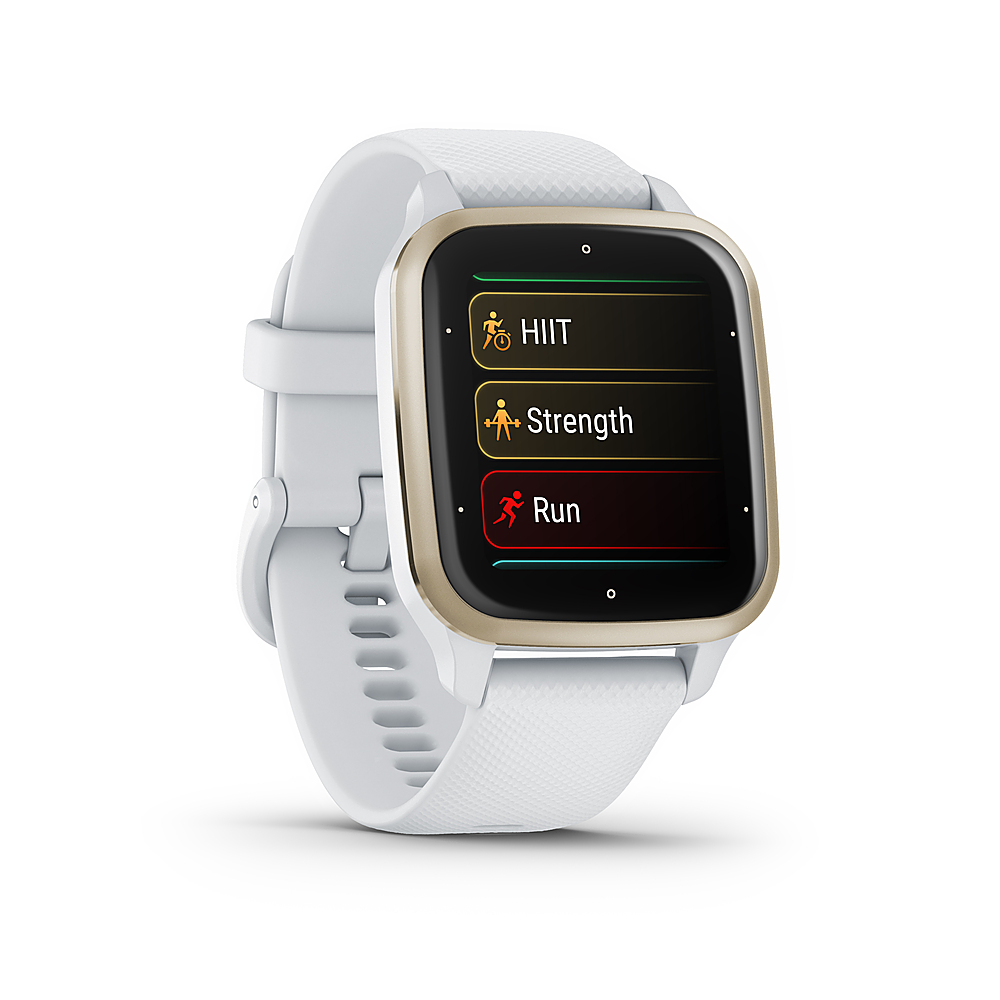 Garmin Venu Sq 2 GPS Smartwatch 40mm Fiber-reinforced polymer Cream Gold  010-02701-01 - Best Buy