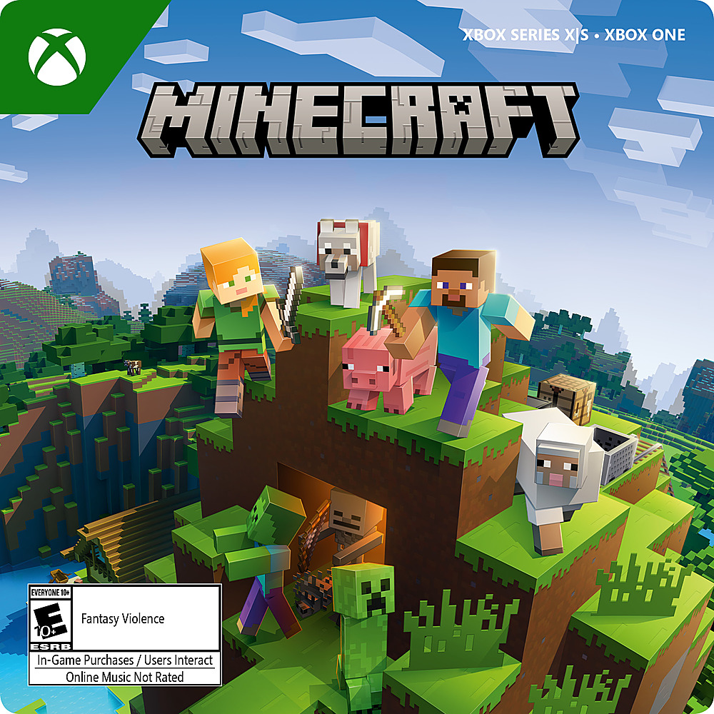 demonstratie Bandiet Productie Minecraft Standard Edition Xbox Series X, Xbox Series S, Xbox One [Digital]  G7Q-00131 - Best Buy