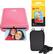 Front. Kodak - Step Instant Photo Printer with 2" x 3" Zink Photo Paper & Deluxe Case - Pink.