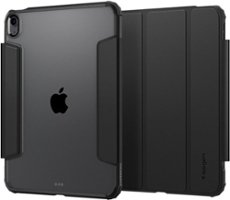 Spigen - Crystal Hybrid Pro Folio Case for Apple iPad 10th Generation - Black / Clear - Front_Zoom