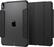 Front. Spigen - Crystal Hybrid Pro Folio Case for Apple iPad 10th Generation - Black / Clear.
